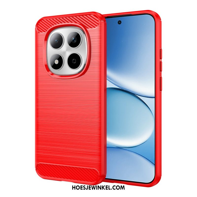 Hoesje Xiaomi Redmi Note 15 Pro 5g Geborsteld Koolstofvezel Bescherming Hoesje