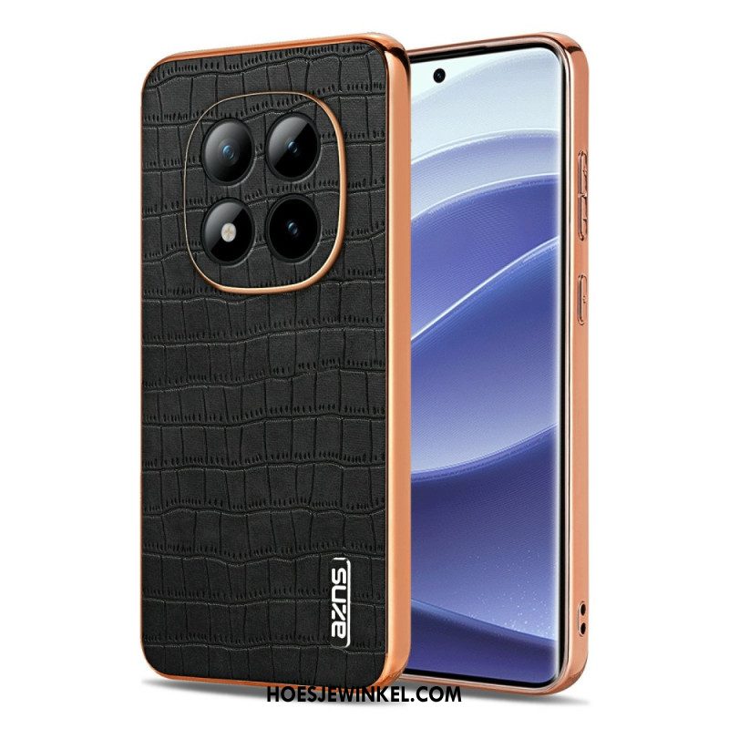 Hoesje Xiaomi Redmi Note 15 Pro Plus 5g Azns Krokodillenleertextuur