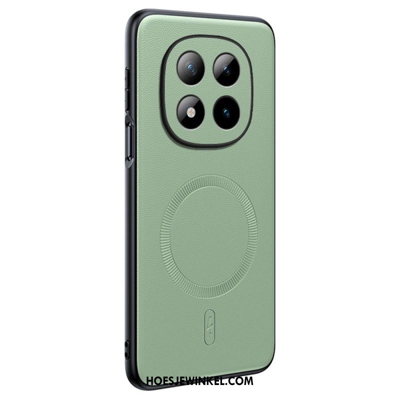 Hoesje Xiaomi Redmi Note 15 Pro Plus 5g Magnetisch Leereffect Bescherming Hoesje