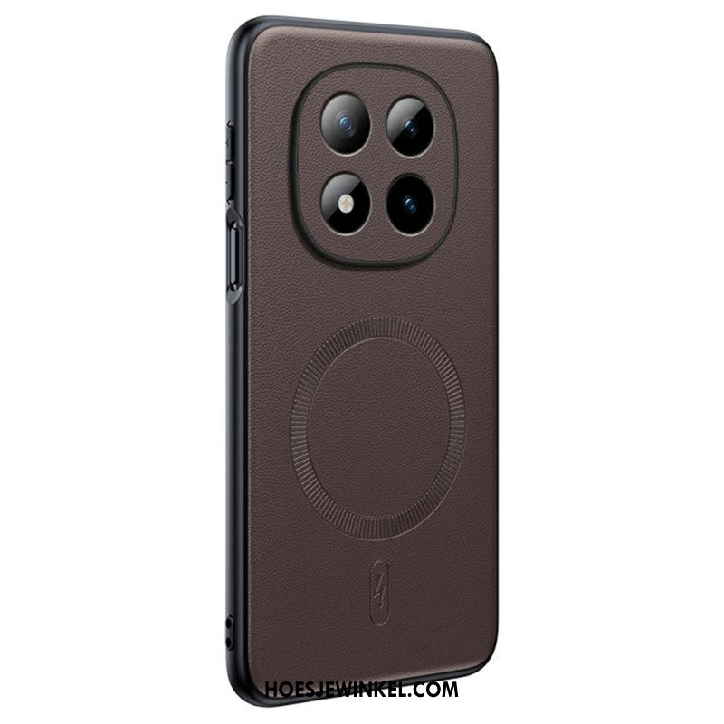 Hoesje Xiaomi Redmi Note 15 Pro Plus 5g Magnetisch Leereffect Bescherming Hoesje