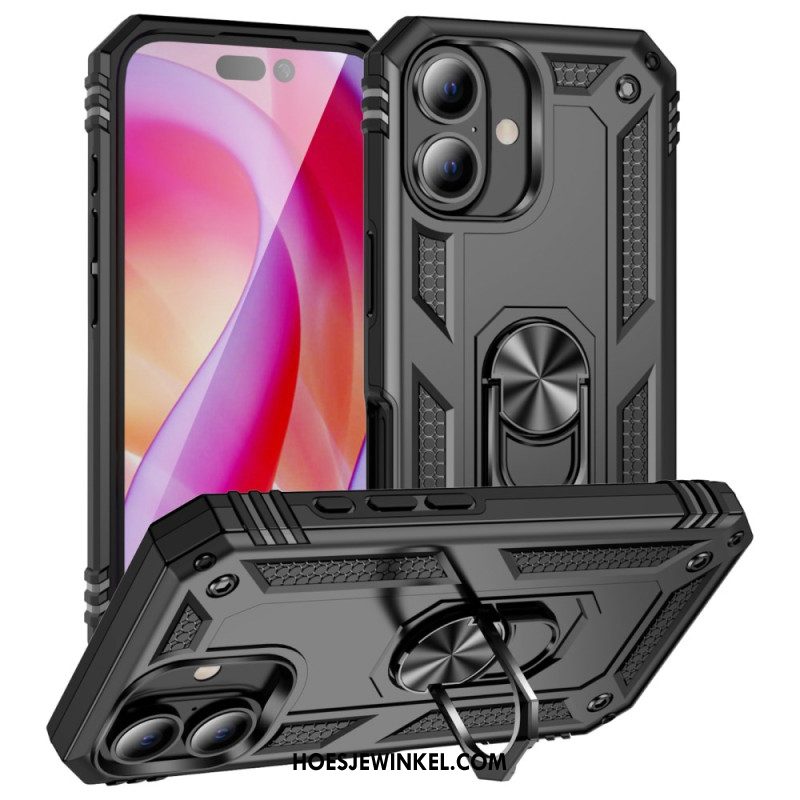 Hoesje iPhone 16 Geïntegreerde Roterende Steun