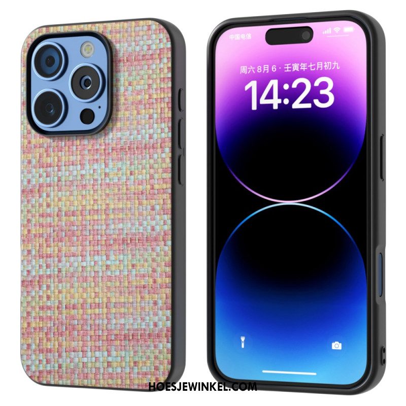 Hoesje iPhone 16 Pro Geruite Textuur