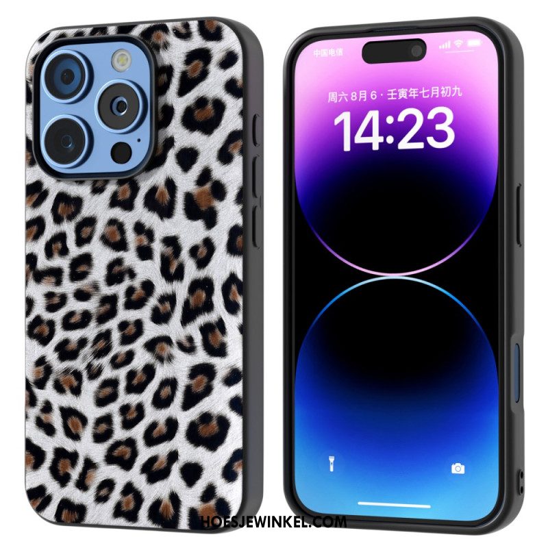Hoesje iPhone 16 Pro Luipaard Abeel Bescherming Hoesje
