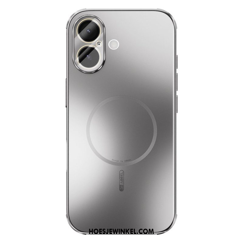 Hoesje iPhone 17 Abeel Met Magnetisch Glaseffect Bescherming Hoesje