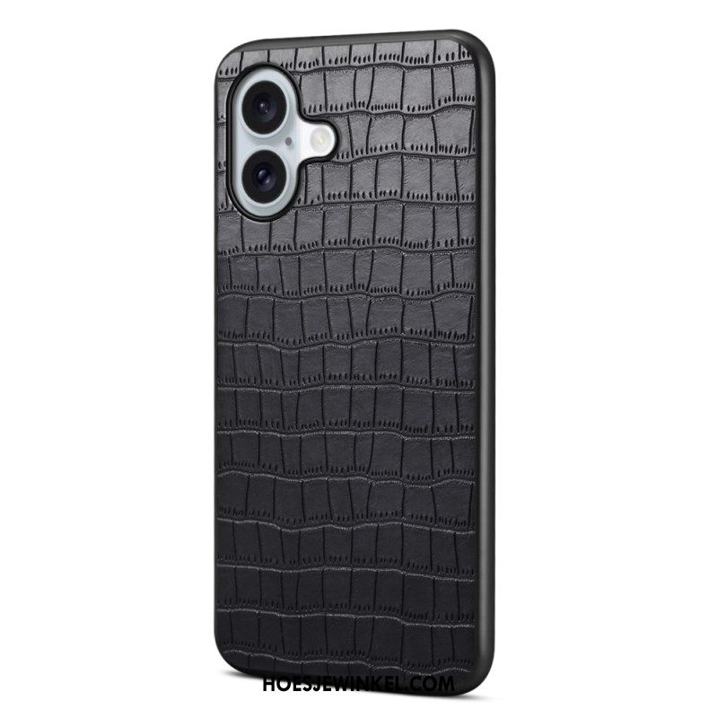 Hoesje iPhone 17 Krokodillenleerstructuur