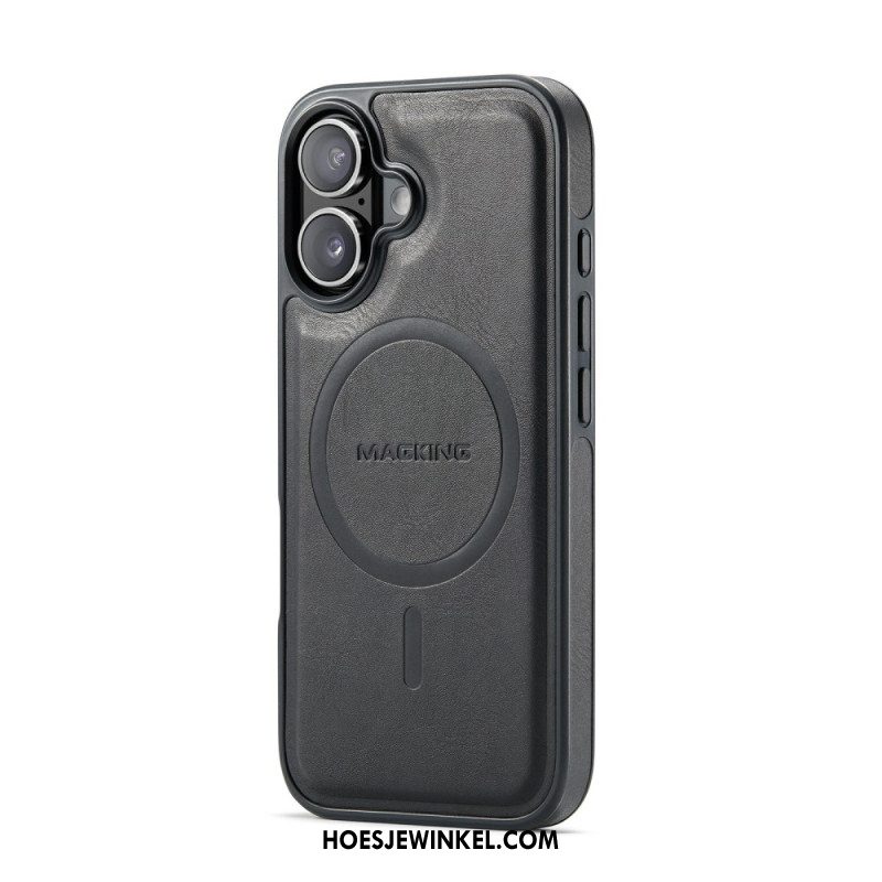 Hoesje iPhone 17 Magsafe Compatibel Met Premium Leerlook