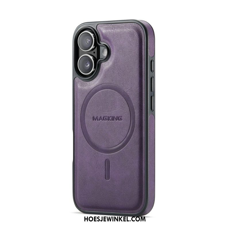 Hoesje iPhone 17 Magsafe Compatibel Met Premium Leerlook