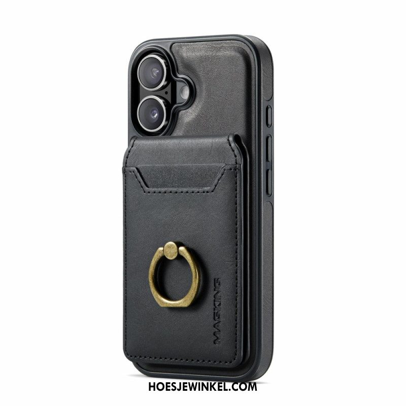 Hoesje iPhone 17 Magsafe Met Rfid-kaarthouder En Geïntegreerde Standaard