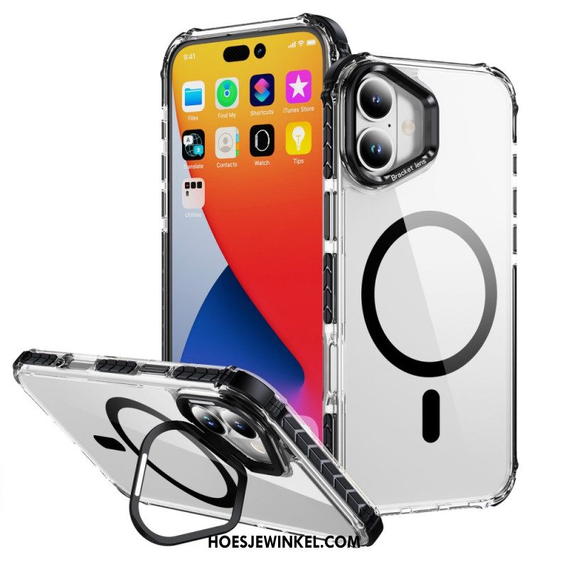 Hoesje iPhone 17 Magsafe-compatibele Steun En Lensbescherming