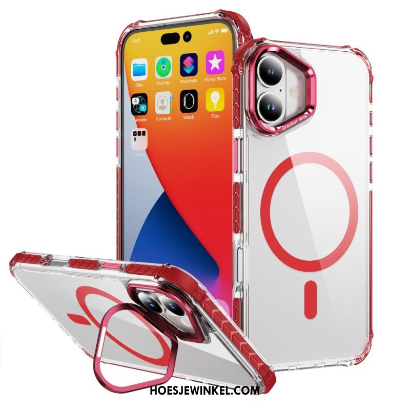 Hoesje iPhone 17 Magsafe-compatibele Steun En Lensbescherming