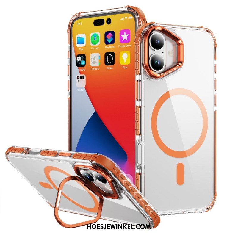 Hoesje iPhone 17 Magsafe-compatibele Steun En Lensbescherming