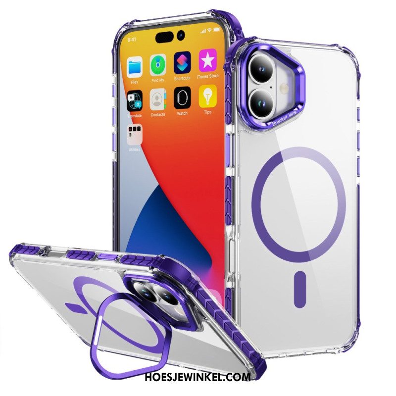 Hoesje iPhone 17 Magsafe-compatibele Steun En Lensbescherming