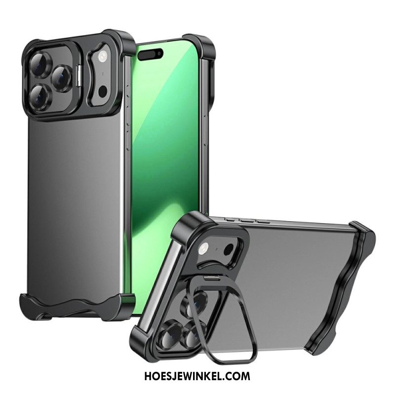 Hoesje iPhone 17 Pro Bumper Met Standaard En Lensbeschermer Bescherming Hoesje