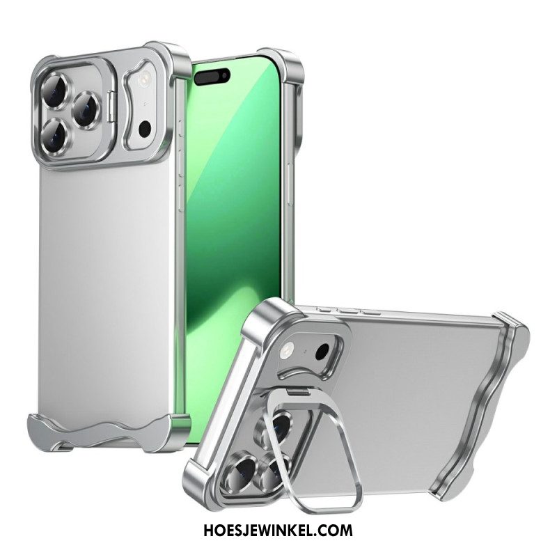 Hoesje iPhone 17 Pro Bumper Met Standaard En Lensbeschermer Bescherming Hoesje