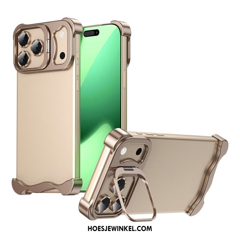 Hoesje iPhone 17 Pro Bumper Met Standaard En Lensbeschermer Bescherming Hoesje