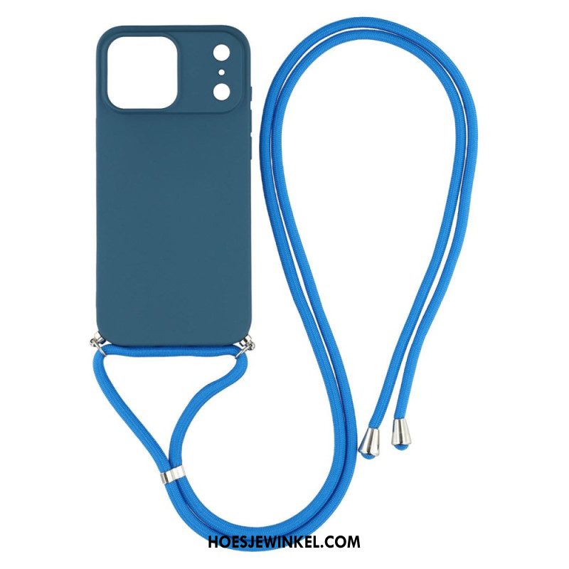 Hoesje iPhone 17 Pro Klassiek Koord