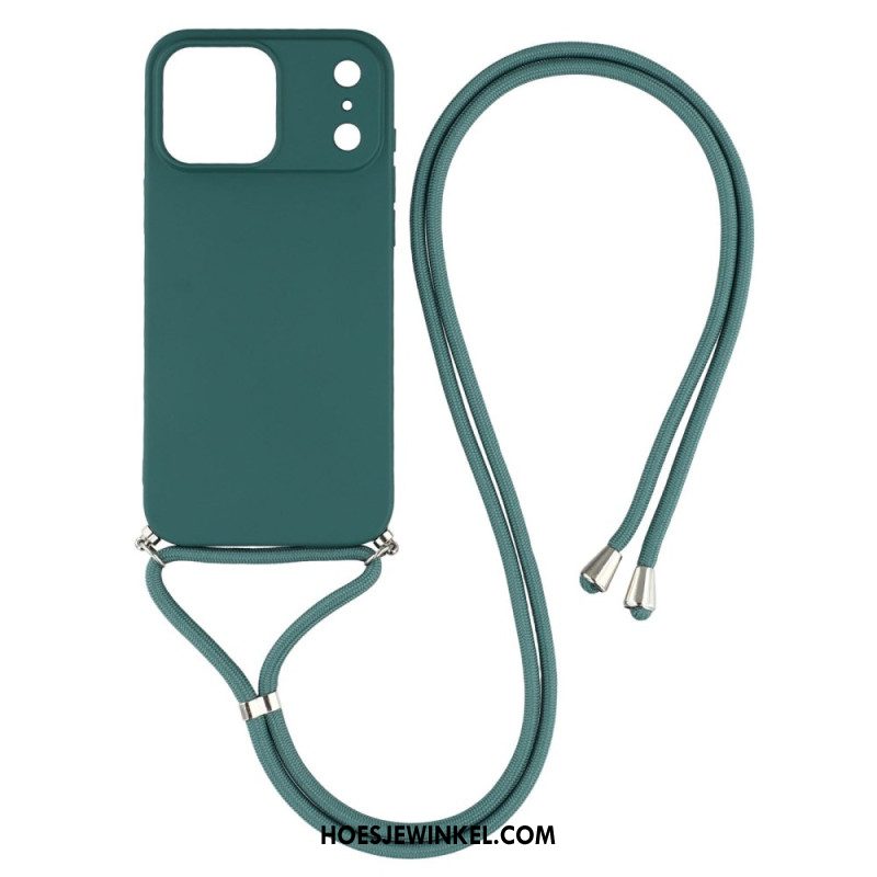 Hoesje iPhone 17 Pro Klassiek Koord