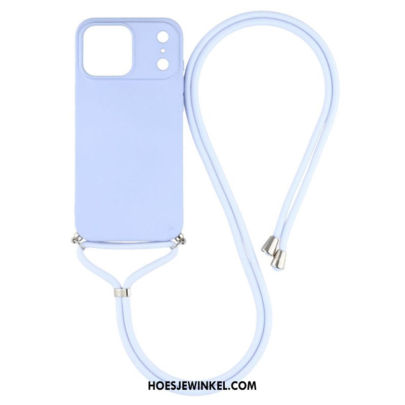 Hoesje iPhone 17 Pro Klassiek Koord