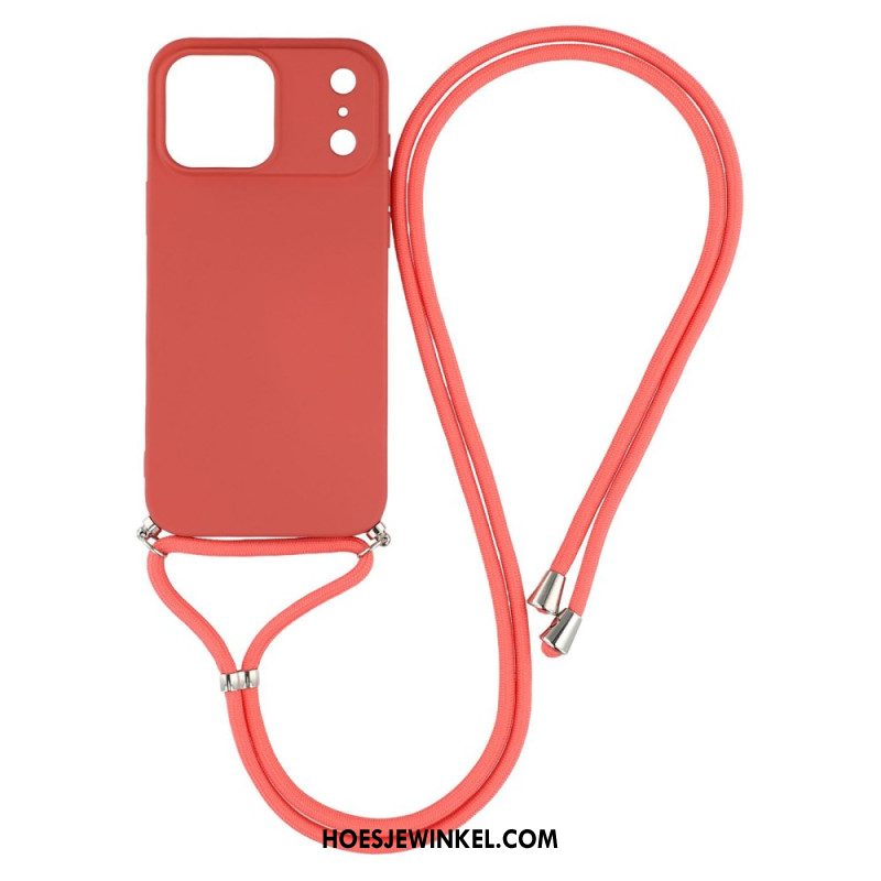 Hoesje iPhone 17 Pro Klassiek Koord