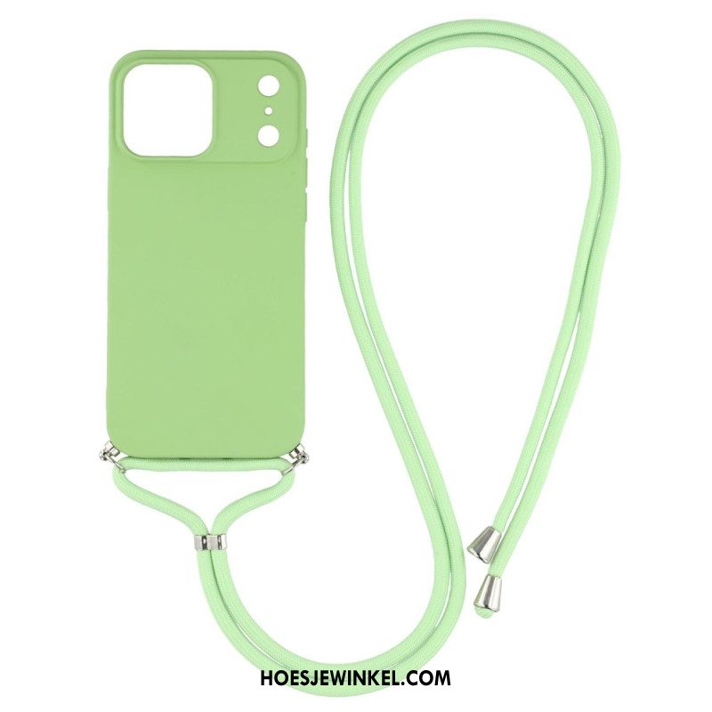 Hoesje iPhone 17 Pro Klassiek Koord