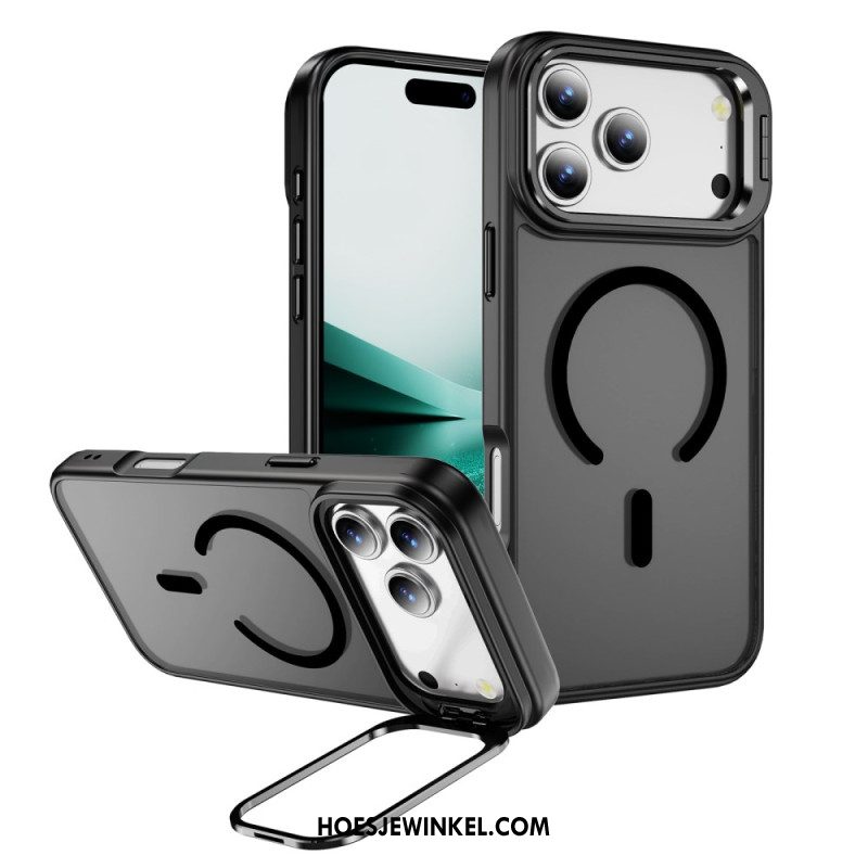 Hoesje iPhone 17 Pro Magnetisch Met Lenshouder Bescherming Hoesje