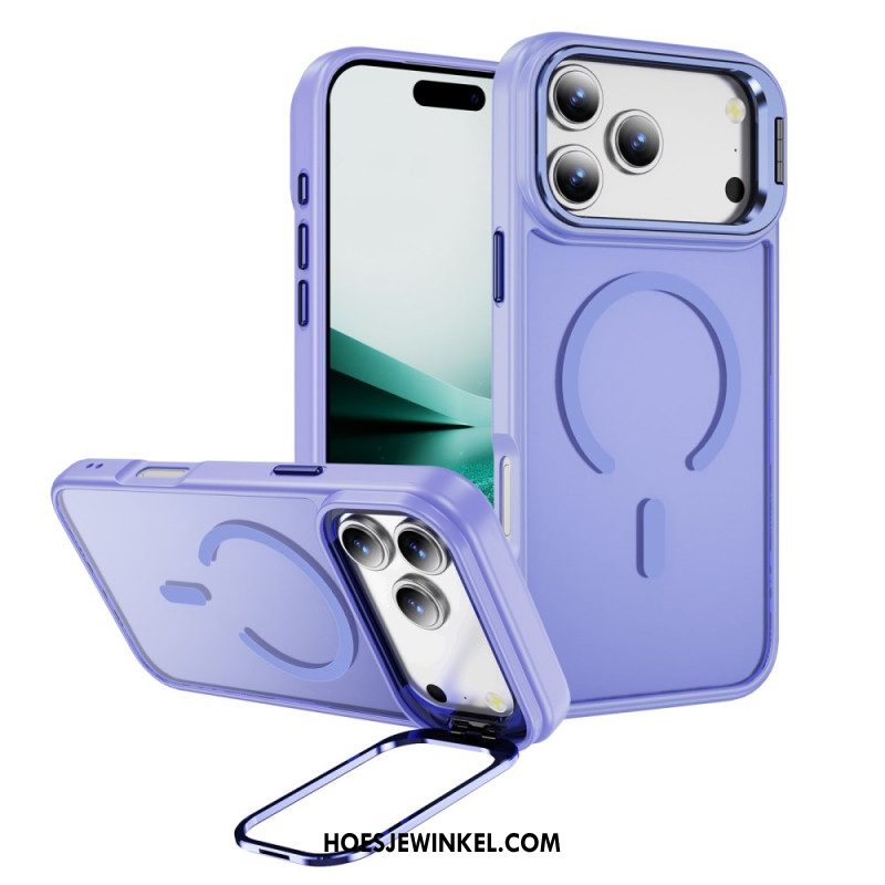 Hoesje iPhone 17 Pro Magnetisch Met Lenshouder Bescherming Hoesje