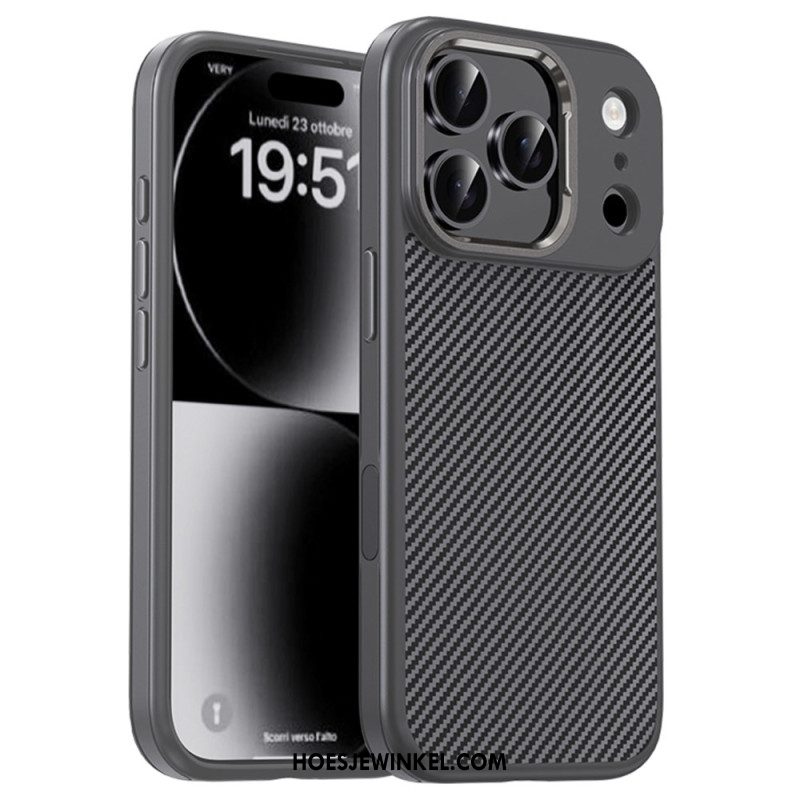 Hoesje iPhone 17 Pro Max Ipaky Koolstofvezel