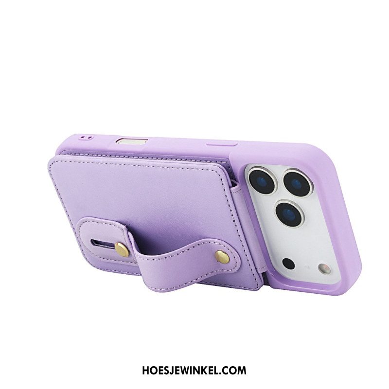 Hoesje iPhone 17 Pro Max Kaarthouder En Schouderband