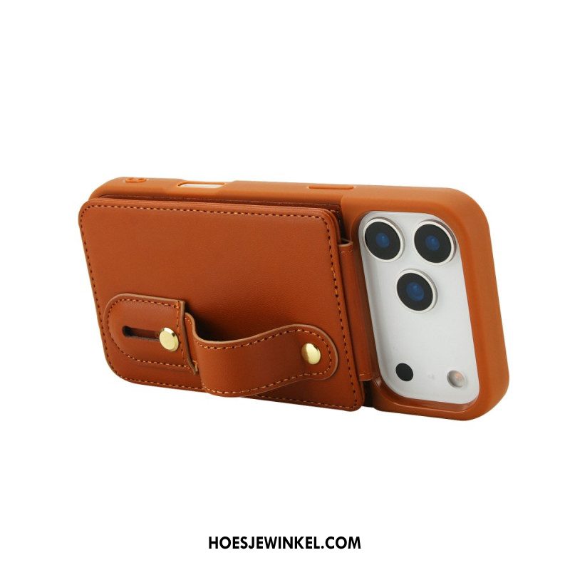 Hoesje iPhone 17 Pro Max Kaarthouder En Schouderband