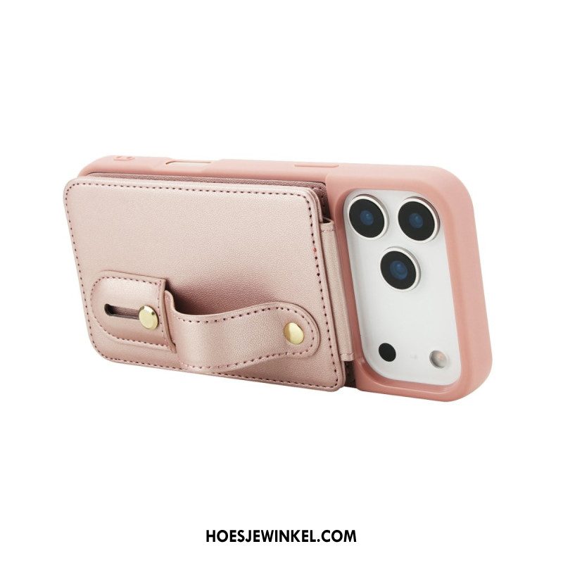 Hoesje iPhone 17 Pro Max Kaarthouder En Schouderband
