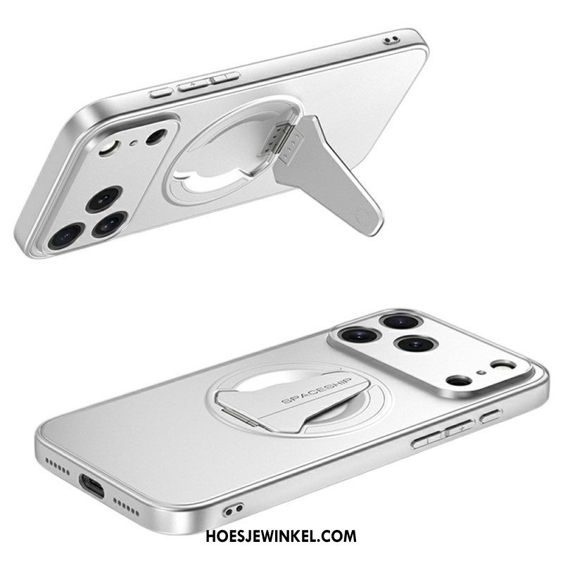 Hoesje iPhone 17 Pro Max Magsafe Metal Effect Geïntegreerde Houder
