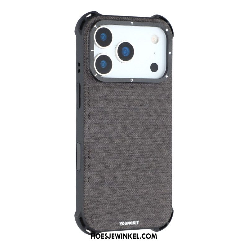 Hoesje iPhone 17 Pro Max Magsafe Premium Texture Jeans