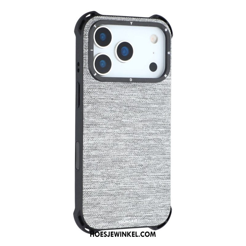 Hoesje iPhone 17 Pro Max Magsafe Premium Texture Jeans