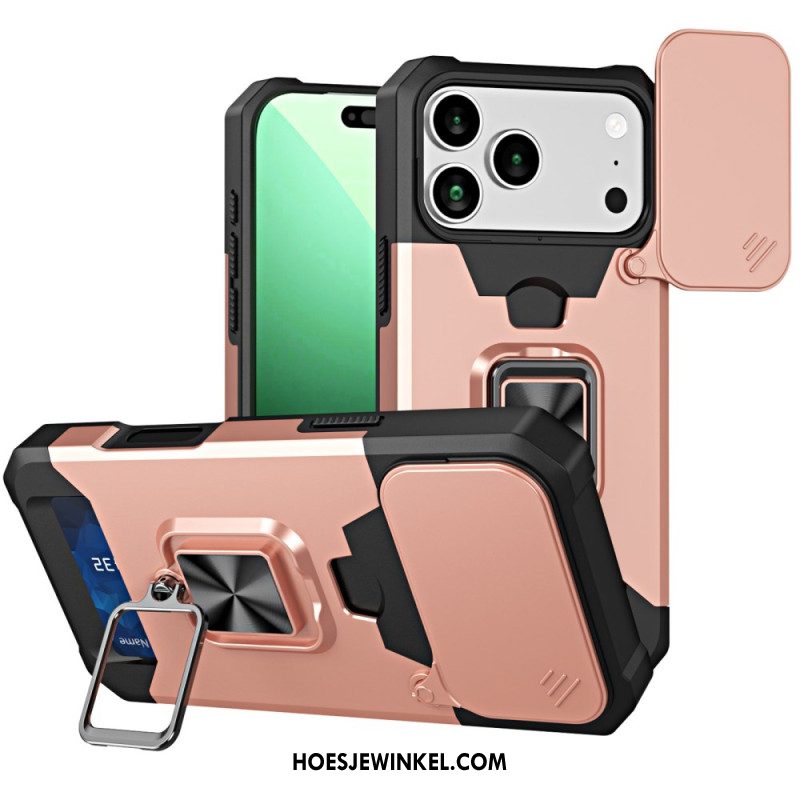 Hoesje iPhone 17 Pro Max Robuuste Standaard En Schuifdeksel