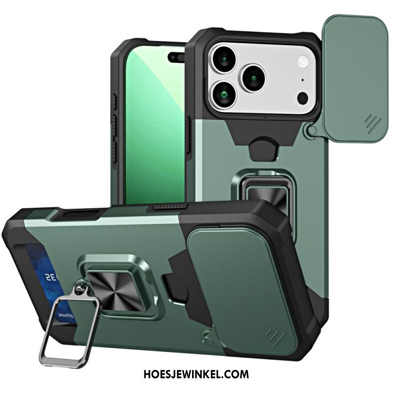 Hoesje iPhone 17 Pro Max Robuuste Standaard En Schuifdeksel