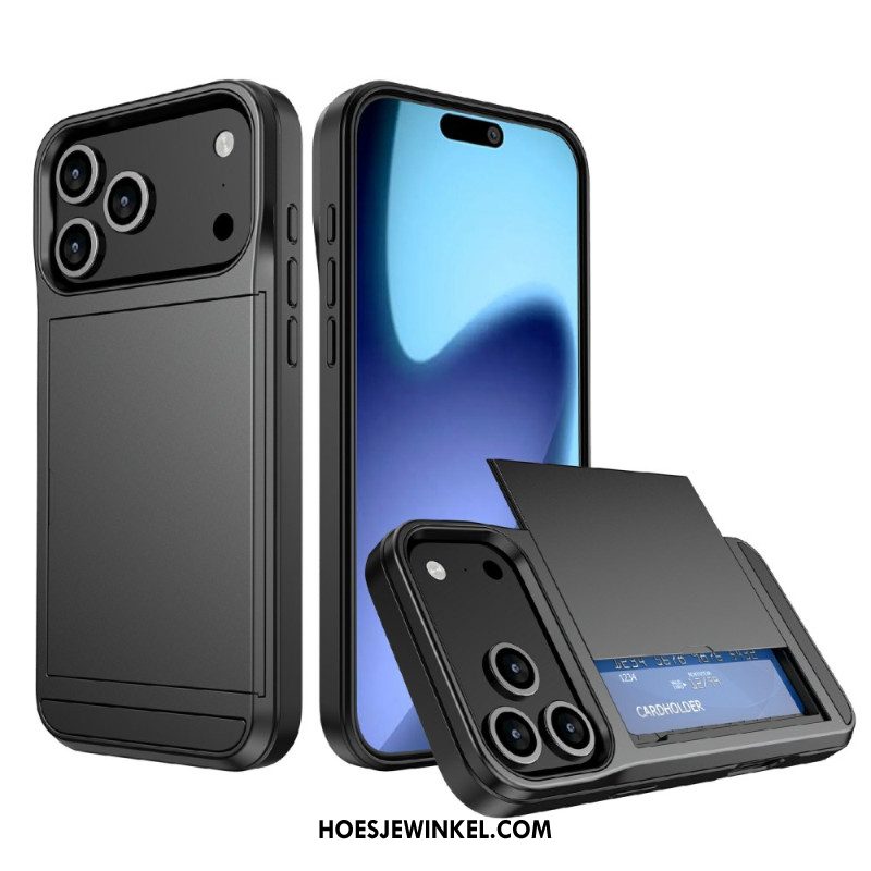 Hoesje iPhone 17 Pro Max Schuifbare Kaarthouder