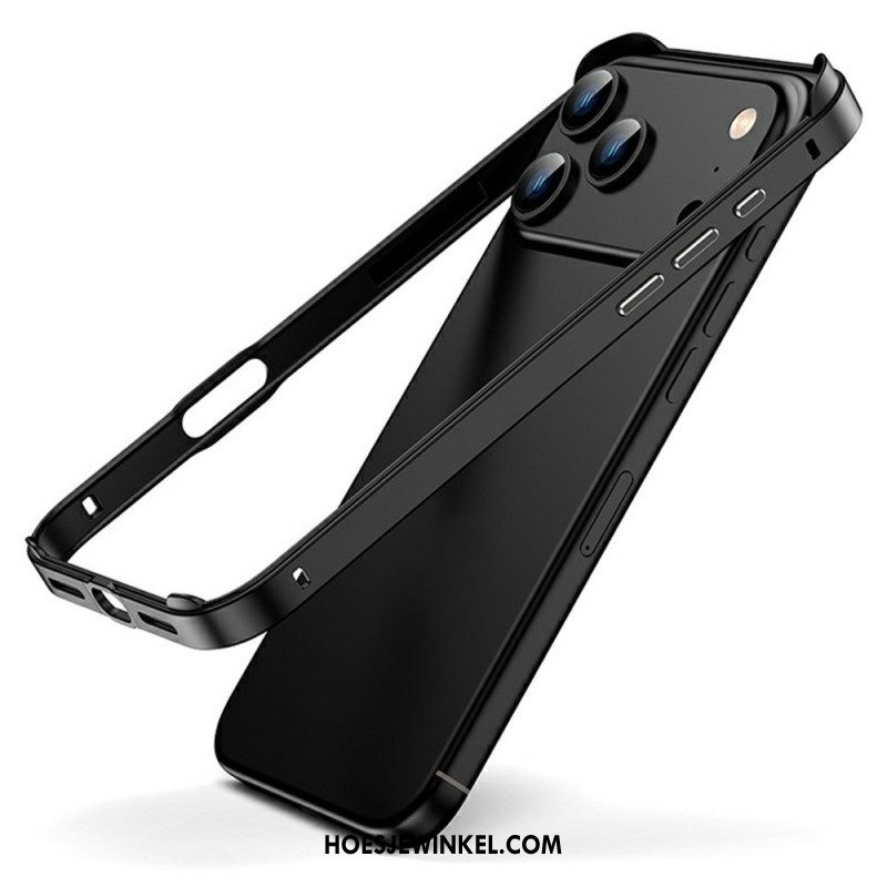 Hoesje iPhone 17 Pro Metalen Bumper Bescherming Hoesje