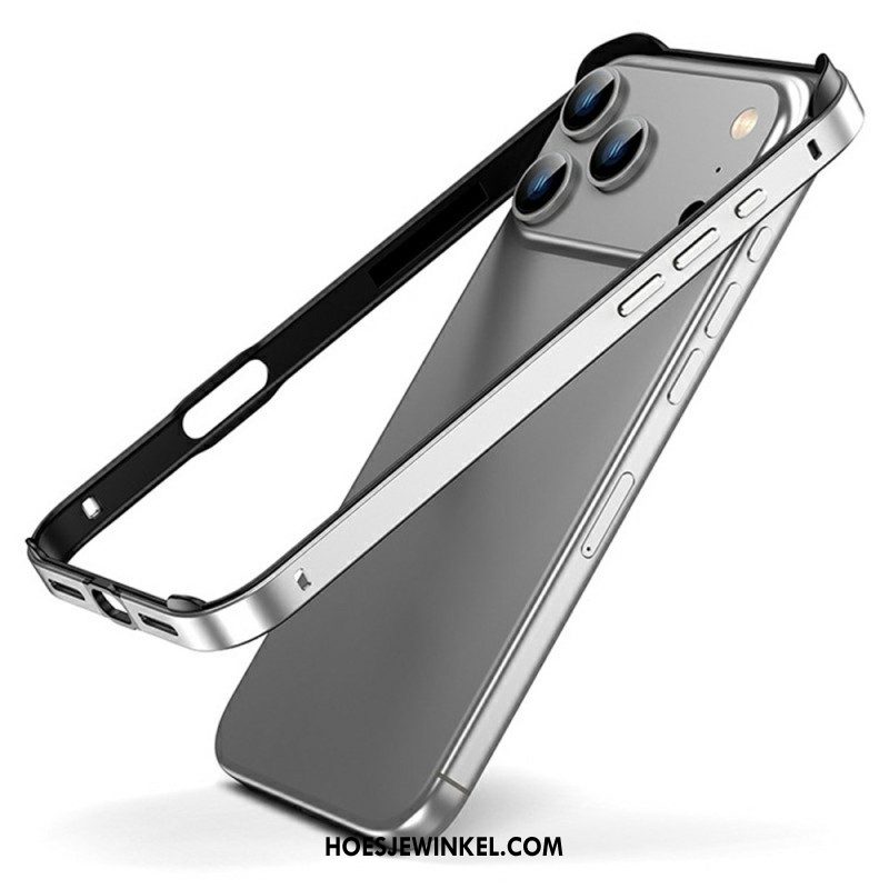 Hoesje iPhone 17 Pro Metalen Bumper Bescherming Hoesje
