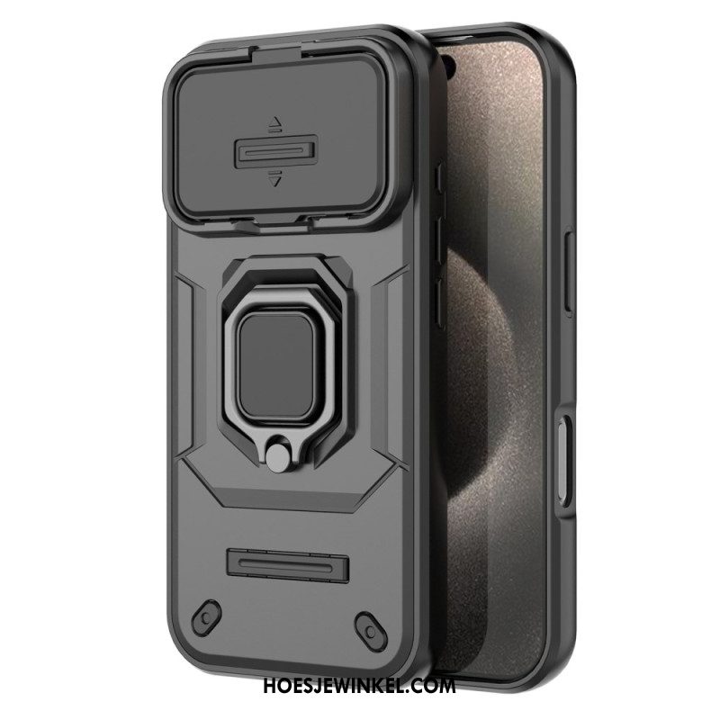 Hoesje iPhone 17 Pro Ringcase Met Lensbeschermer