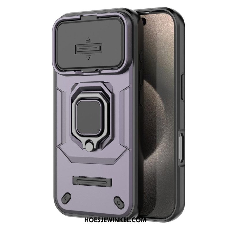 Hoesje iPhone 17 Pro Ringcase Met Lensbeschermer