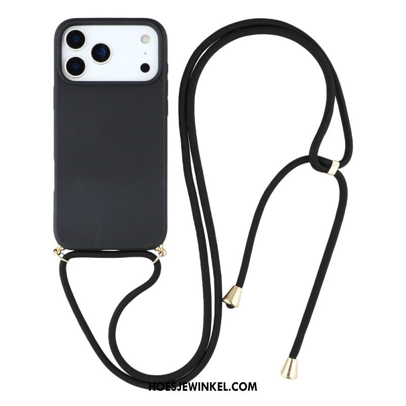 Hoesje iPhone 17 Pro Siliconenkoord