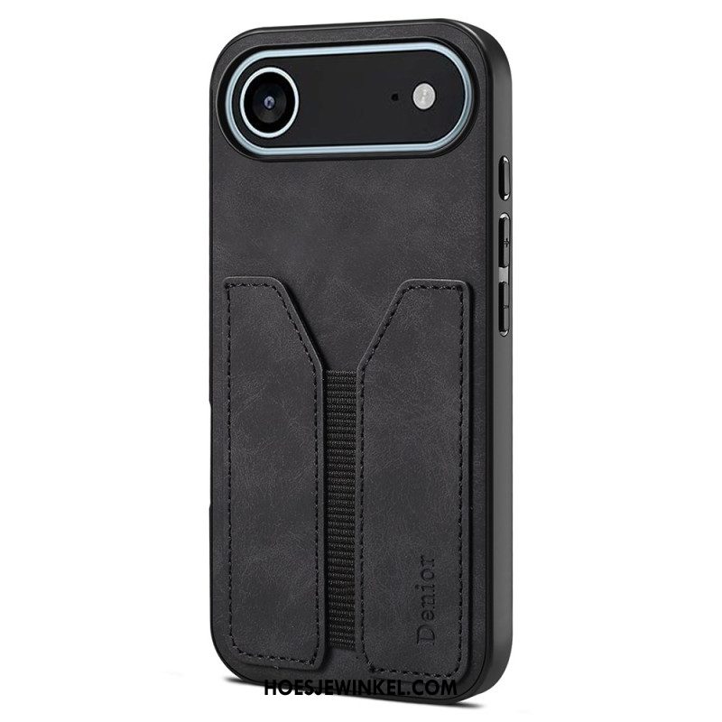 Hoesje iPhone Air Denior Elastische Kaarthouder Bescherming Hoesje