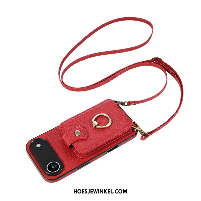 Hoesje iPhone Air Kaarthouder En Polsband