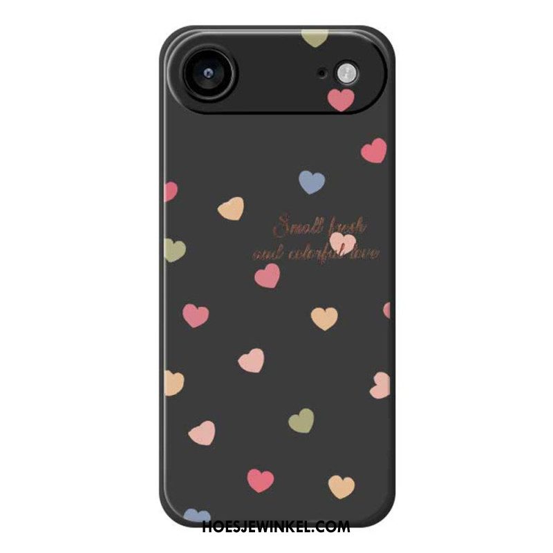 Hoesje iPhone Air Kleurrijke Harten