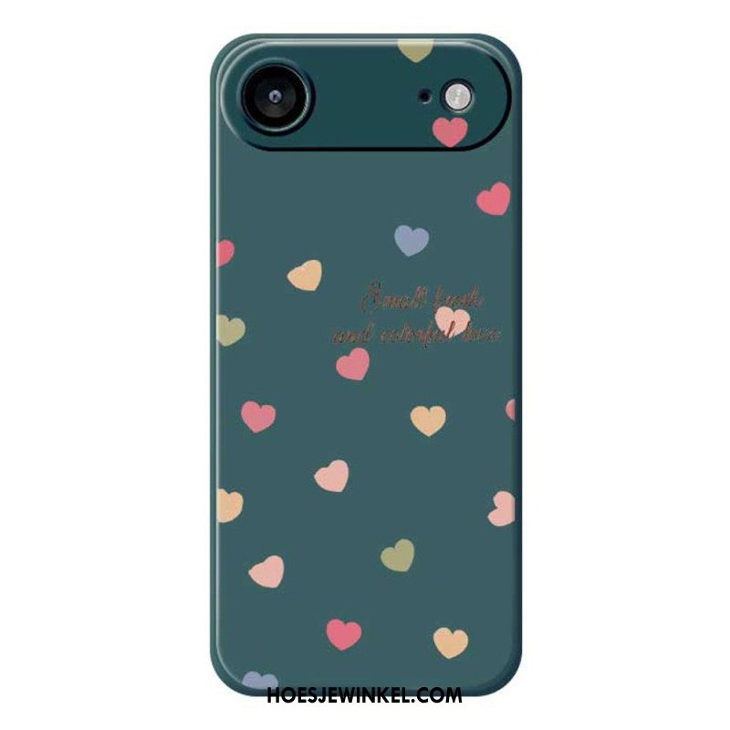 Hoesje iPhone Air Kleurrijke Harten