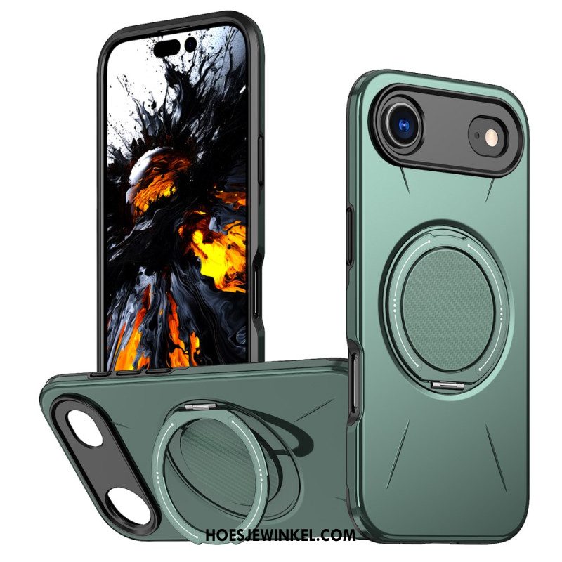 Hoesje iPhone Air Magsafe Met Draaibare Houder In Metallic Stijl