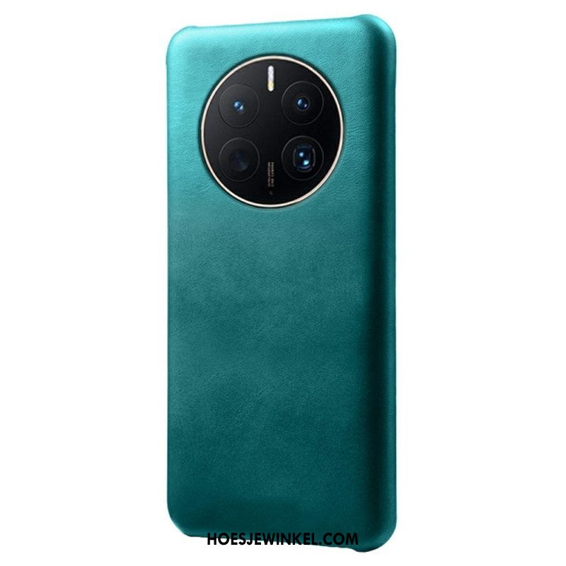 Hoesje voor Huawei Mate 50 Pro Leer-effect