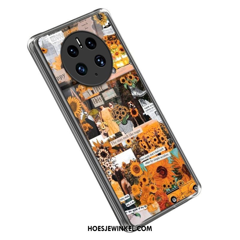 Hoesje voor Huawei Mate 50 Pro Zonnebloemen