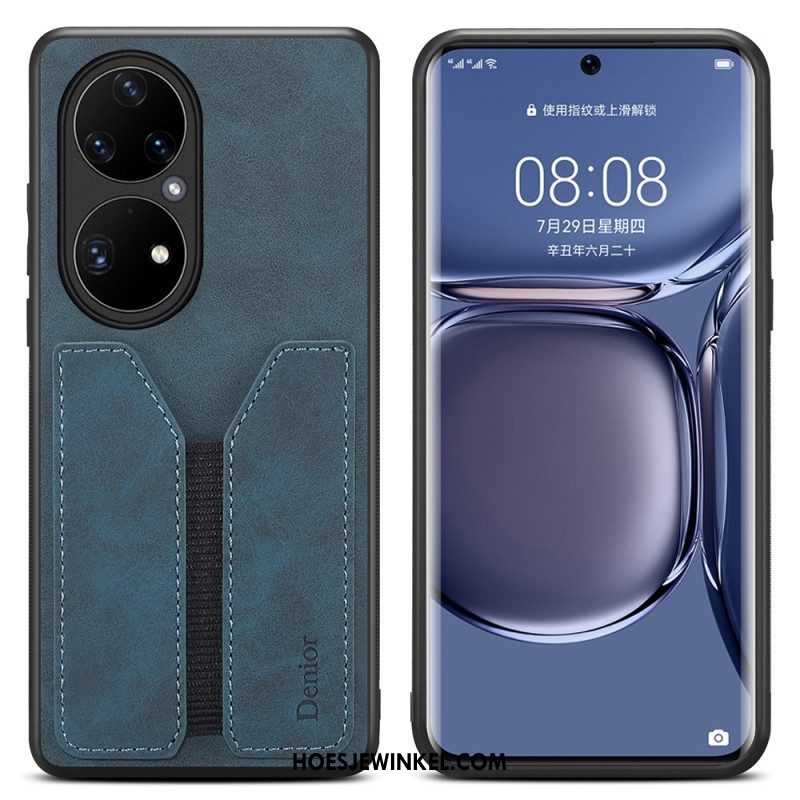 Hoesje voor Huawei P50 Pro Denior Elastische Kaarthouder