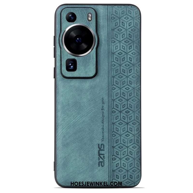 Hoesje voor Huawei P60 Pro Azns Ledereffect